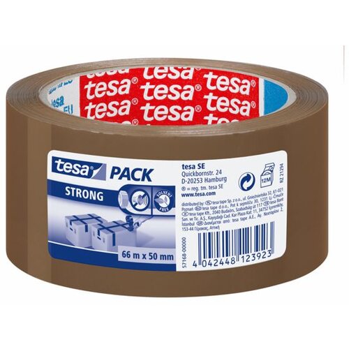 Tesa Lepilni trak za pakiranje Tesa (66 m x 50 mm, rjav) Slike