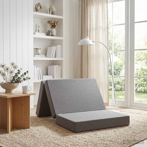 SOFA na razvlačenje 80 x 67 x 45 cm Svjetlosiva Cijene