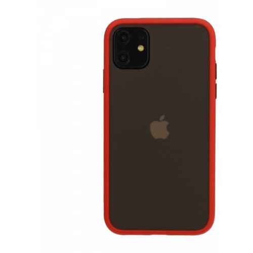 Nillkin Silikonski ovitek s trdim zadnjim delom za iPhone 12 mini - rdeč Slike