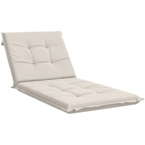  Jastučić za ležaljku GEMERT 100% poliester Bijela - Bijela 190 x 90 x 9 cm Melange Slike