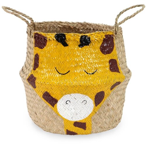 Compactor Žuta /u prirodnoj boji dječja kutija za pohranu od morske trave ø 30x28 cm Giraffe – Cijene
