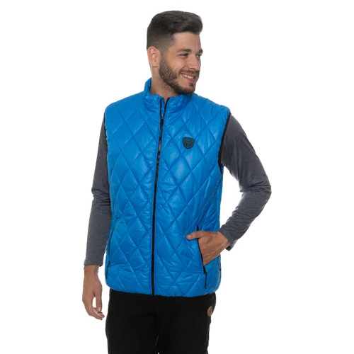 SAM73 Blue Men's Quilted Vest SAM 73 - Men SAM73 Blue Men's Quilted Vest SAM 73 - Men