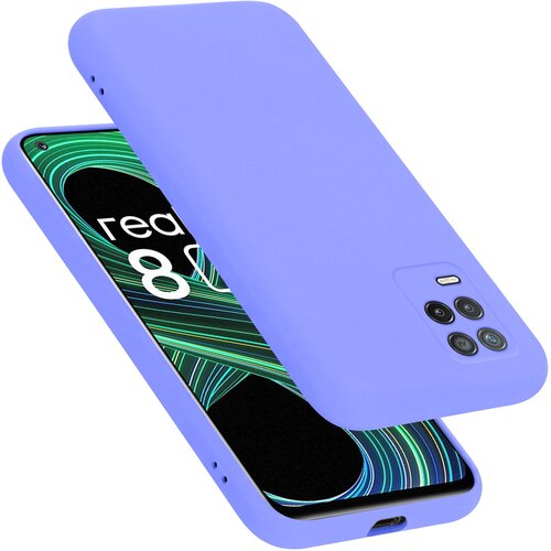 Cadorabo Ohi&scaron;je, združljiv z RealMe v tekoči svetlobi vijoličen - za&scaron;čitni pokrov iz fleksibilnega silikona TPU, (20596899) Cene