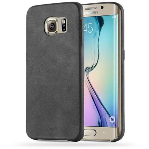 Cadorabo Case, združljiv s Samsungom v vintage črni barvi - trdi za&scaron;čitni pokrov, narejen iz imitacijskega usnja, (20564939) Cene