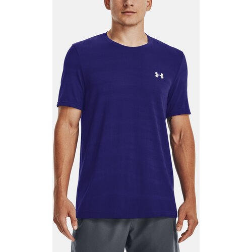 Under Armour T-Shirt UA Seamless Wave SS-BLU - Men Slike