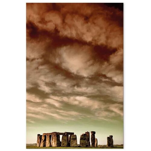  Slika - Clouds Over Stonehenge (1 Part) Vertical 60x90 Standard Slike
