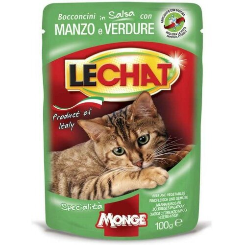 Lechat sos za mačke - govedina i povrće 100g Cene