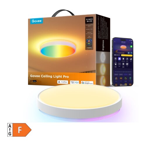 GOVEE RGBWW + RGBIC Smart Ceiling Light 38cm Slike