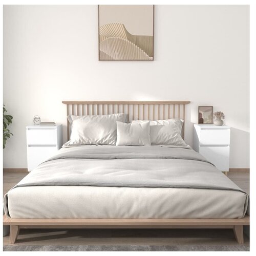  Nočne omarice 2 kosa bele 40x35x70 cm Cene