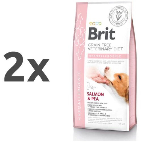 Brit veterinary diet Brit GF Veterinarska dieta za pse - Hypoallergenic 2 x 12 kg Cene