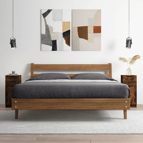  Komode boja dimljenog hrasta 30x30x70cm konstruirano drvo Cene
