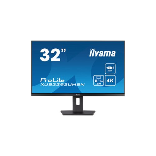 Iiyama Monitor 31.5 XUB3293UHSN-B5, IPS 3840x2160, 60Hz, 4ms, HDMI, DP, USB, RJ45 Cene