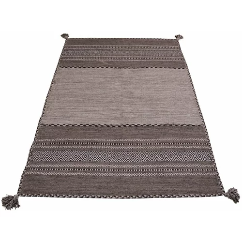 Webtappeti sivo-bež pamučni tepih Antique Kilim, 120 x 180 cm