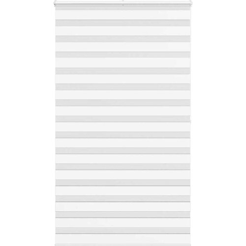 vidaXL zebra senčilo bela 135x200 cm tkanina širina 130,9cm poliester Cene
