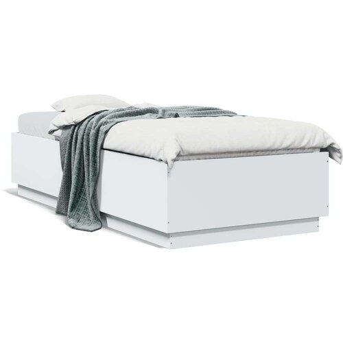 vidaXL Okvir za krevet bijeli 90x200 cm konstruirano drvo Cene