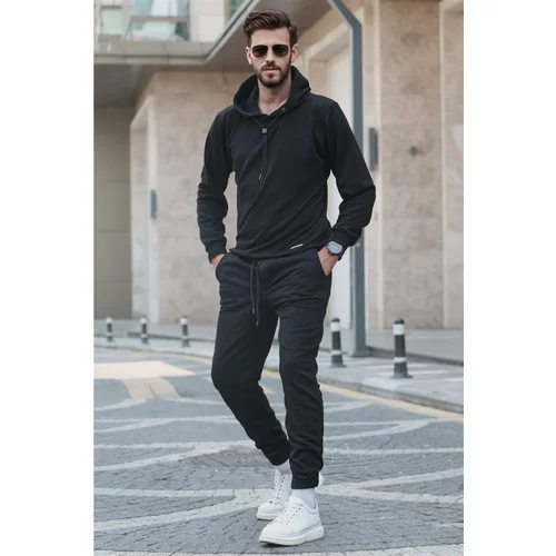 Madmext Sports Sweatsuit Set - Black - Relaxed fit