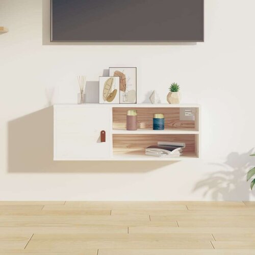  Zidni ormarić bijeli 80 x 30 x 30 cm od masivne borovine Cijene