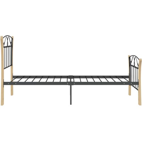  Okvir za krevet crni metalni 90 x 200 cm Slike