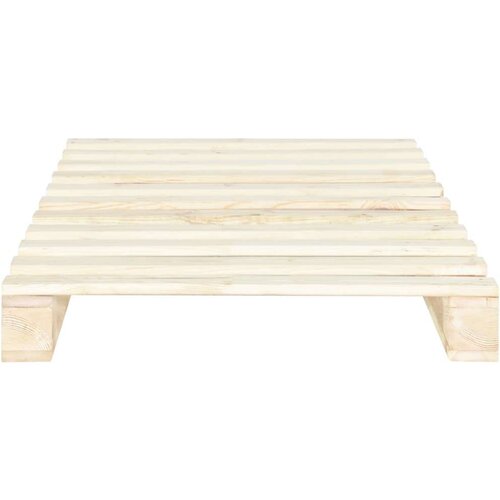 VidaXL Okvir za krevet od paleta od masivne borovine 90 x 200 cm Slike