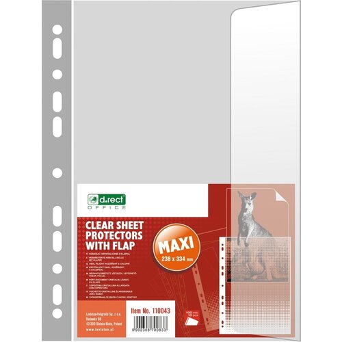 MAPA pvc u s klapo 1/10 levia maxi 238x334mm 100 mic sijaj 110043 LEVIA Cene