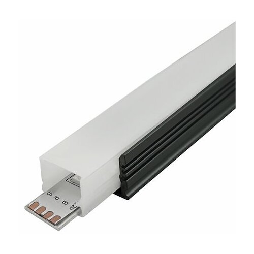 Mitea Lighting aluminijumski profil za led trake crni nadgradni set sa difuzorom IP65 13x17.7x2000mm MA505-C-FS Cene