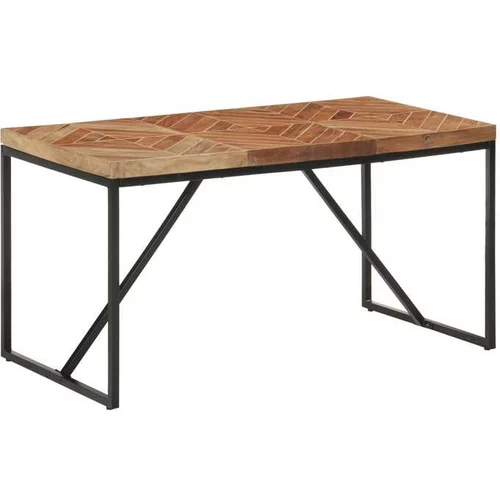  Jedilna miza 140x70x76 cm trakacijev in mangov les