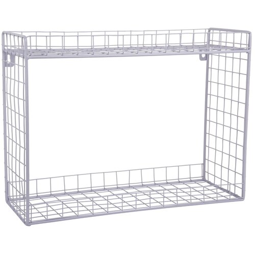 PT LIVING Ljubičasta željezna polica s vi&amp;scaron;e razina 40 cm Reja &amp;ndash; Slike