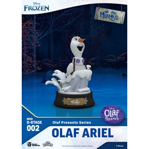 BEAST Kingdom - Mini Diorama Stage-002-Olaf - Olaf Ariel - Mala morska deklica: klasičen prizor, kjer Ariel poje na skali, (21255851) Slike