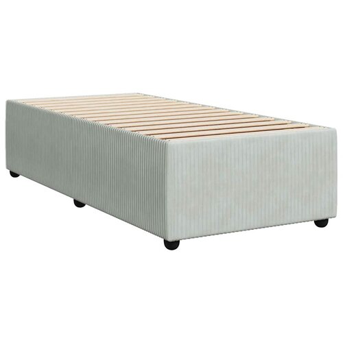Box spring krevet s madracem svjetlosivi 100x200 cm bar&amp;scaron;unasti Slike