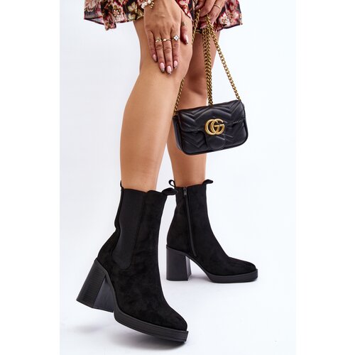 PG2 Women&amp;#039;s platform and heel ankle boots in beige Stelares Slike