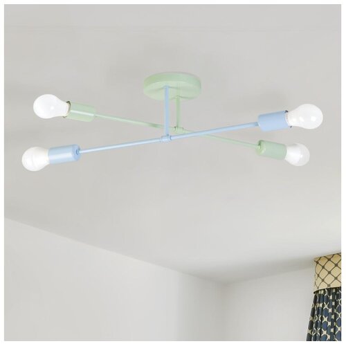  plafonski luster cambridge 4xE27/15W/230V zelena/plava Cene