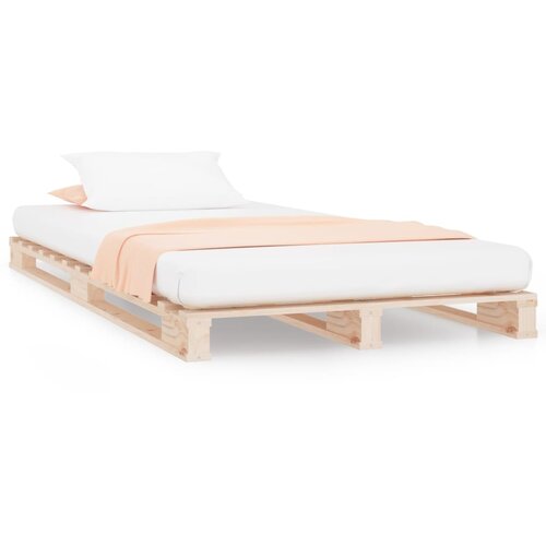  Krevet od paleta 75 x 190 cm od masivne borovine mali Slike
