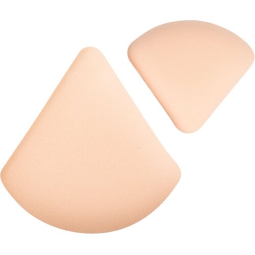 Brushworks Triangular Powder Puff Duo pjenasti aplikator za puder Slike
