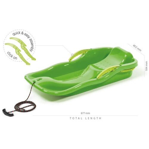 Prosperplast Sanke Race sledge - zelene ( ISRC-361C ) Slike