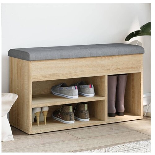 vidaXL klop za čevlje sonoma hrast 82x32x45,5 cm inženirski Cene