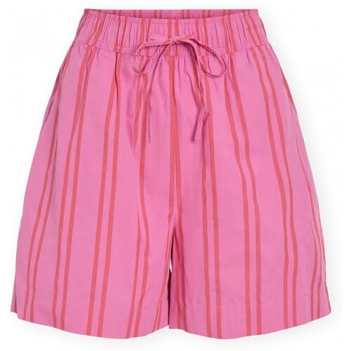 Vila Kratke hlače &amp;amp; Bermuda Willow Shorts - Fiji Flower/Hibiscus Rožnata Slike