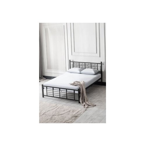 Hanah home bračni krevet K01 black (150 x 200) Slike