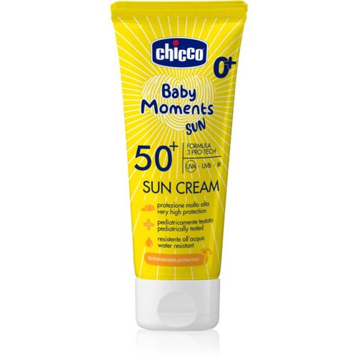 Chicco Baby Moments Sun krema za sunčanje SPF 50+ za djecu od rođenja 75 ml Cijene