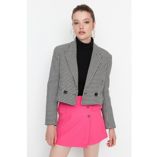 Trendyol Pink Buttoned Mini Skirt Slike