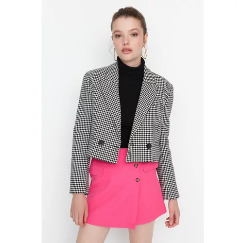 Trendyol Pink Buttoned Mini Skirt