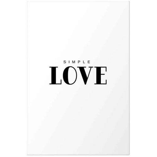  Plakat - Simple Love 40x60 Bez okvira Cene