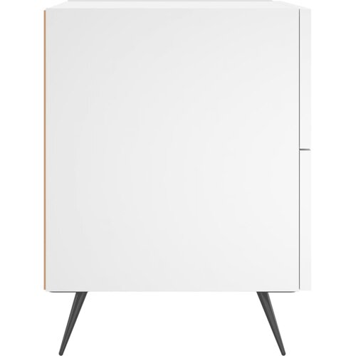  Noćni ormarići 2 kom bijeli 40x35x47,5 cm od konstruiranog drva Slike