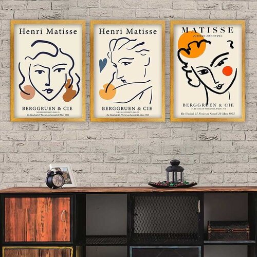 Wallity Set uramljenih slika 3AC_UN451418, 3 dijela Cijene