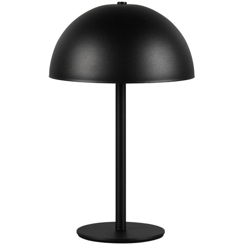  Mat črna LED namizna svetilka s kovinskim senčilom (vi&amp;scaron;ina 21 cm) Munoz &amp;ndash; Slike