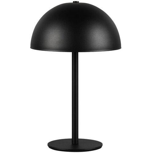  Mat crna LED stolna lampa s metalnim sjenilom (visina 21 cm) Munoz – Cene