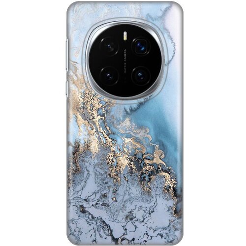  Torbica Silikonska Print za Honor Magic 7 Pro Blue Gold Marble Cene