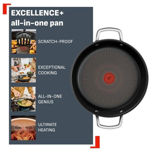 Tefal PONEV ZA PRAŽENJE Excellence+ 24 cm PTFE-prevleka proti prijemanju Slike