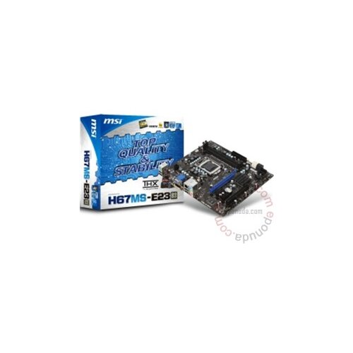 MSI H67MS-E23 (B3) matična ploča Slike