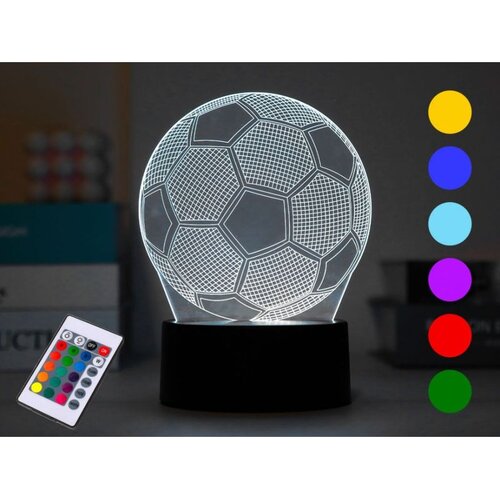 I-Total Lampa 3D na dodir promjena boja Football XL2333 Slike