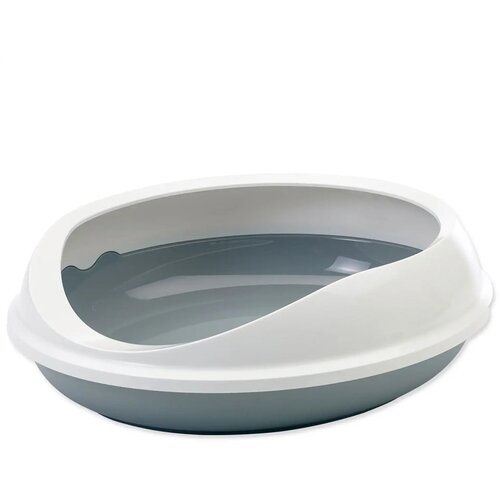 Plaček Pet Products Savic Toalet za mačke Figaro, 55x48.5x15.5 cm, Belo-sivi Cene